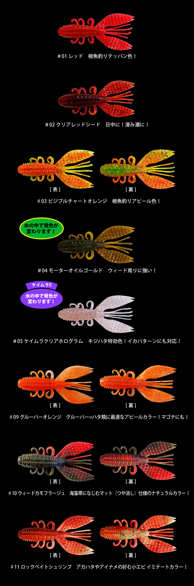 スパイニークロー8アイテム