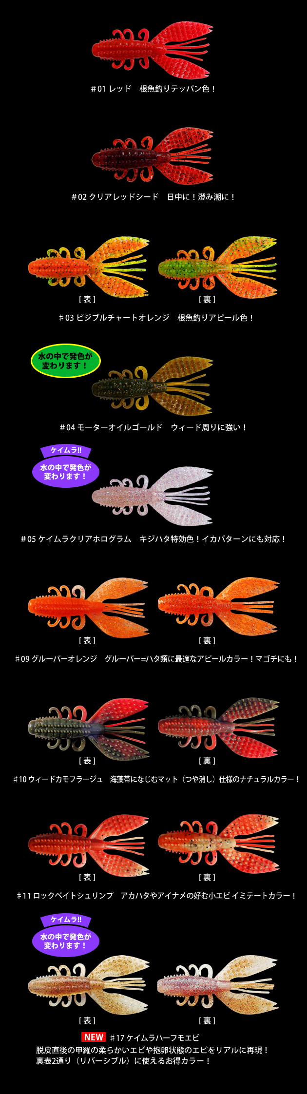スパイニークロー8アイテム